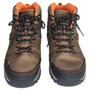 Pacific Crest Tahoe Mid Hiking Boots Brown & Orange Mens Size 9 Worn Once!